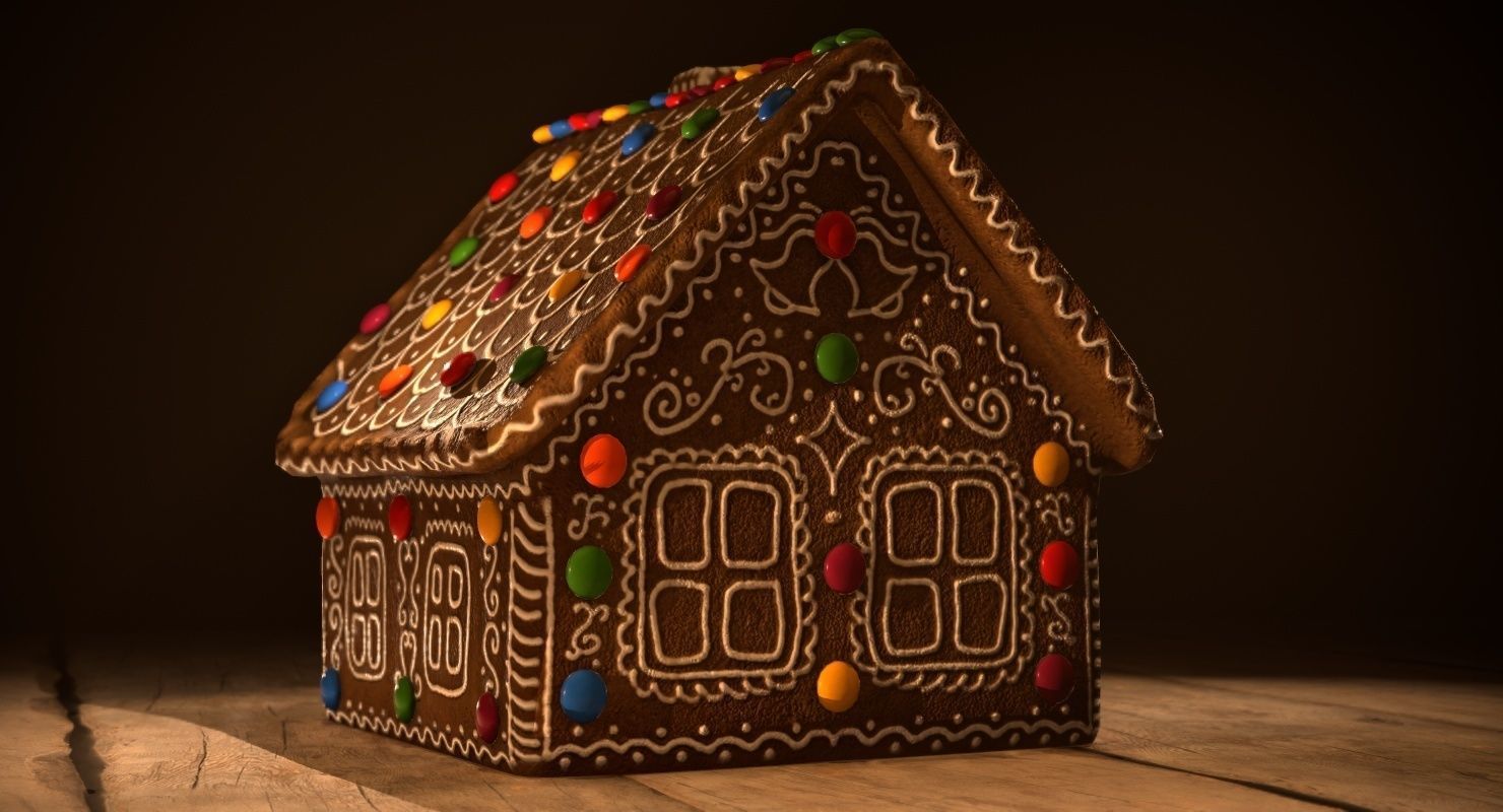 Revit Gingerbread House Rendering Tutorial Gingerbread House - 3D model by VR 360° Expert (@vr360expert) [15b0e09 ...